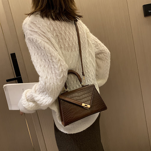 Title 13, New Trendy Fashion One-Shoulder Handbag Stone G...