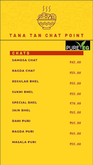 Tana Tan Chat Point menu 1
