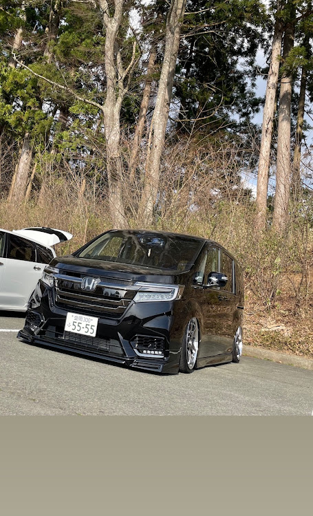 ステップワゴンの4月もよろしくお願い致します🌸・ドライブ・今年は桜コラボできるかなぁ‥🤔・桜とコラボしたいなぁ～🌸に関するカスタム事例の投稿画像1枚目