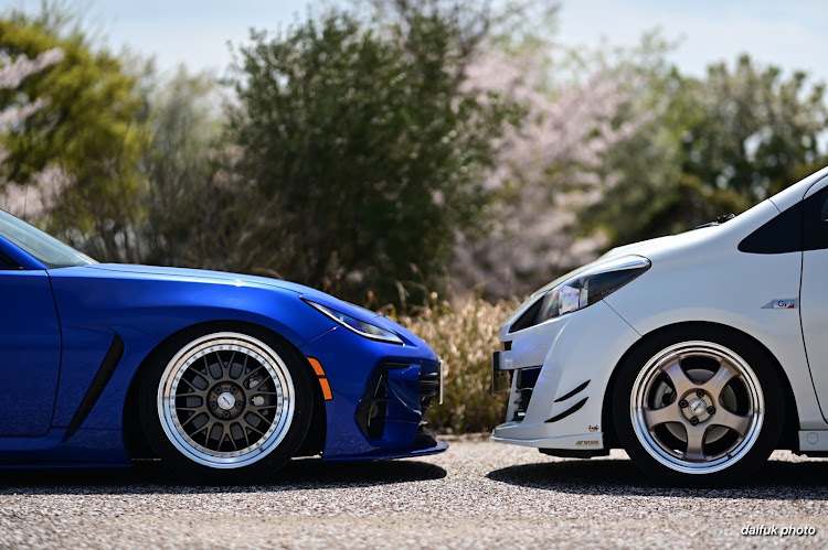 ヴィッツの岡山・Ｅ地区・WORK MEISTERコラボ・workwheels・BBQ投稿チェックしてね🙋に関するカスタム事例の投稿画像2枚目