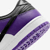 sb dunk low pro coat purple / white / coat purple / black