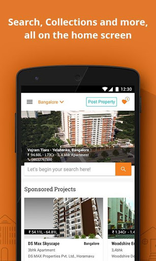 Screenshot CommonFloor Property Search