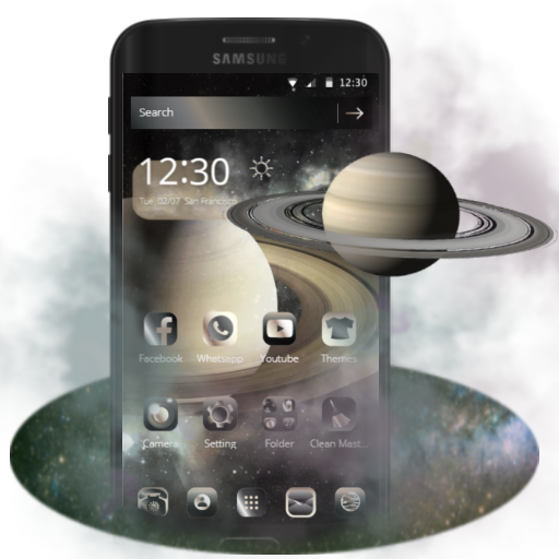 Saturn Galaxy Theme For Huawei P8 P9 P10 Samsung Aplicații Pe