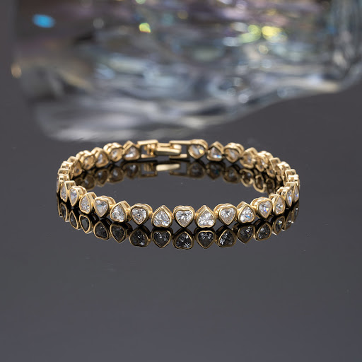 Title 3, Womens Zirconium Casting Tennis Bracelet, a st...