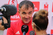 Milutin 'Micho' Sredojevic, Head Coach, of Orlando Pirates during the Absa Premiership match between Chippa United and Orlando Pirates at Nelson Mandela Bay Stadium on February 25, 2018 in Port Elizabeth.