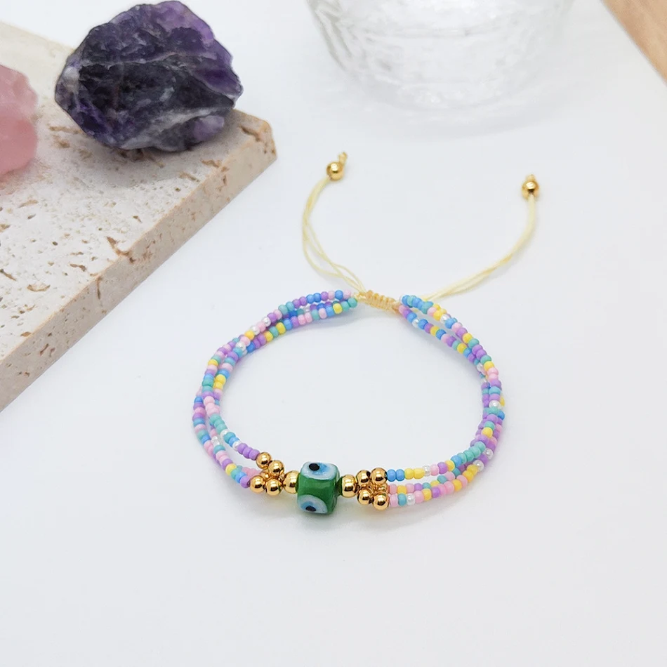 Pulsera de bolas doradas con cuentas, estilo étnico sencillo minoritario INS, accesorio de moda elegante para uso diario.