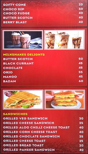 MM Cafe Point menu 