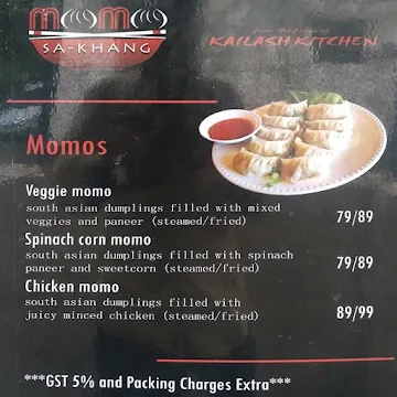 Momo Sa-Khang by Kailash Kitchen menu 