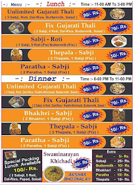 Akshar Food menu 2