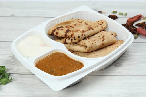 Paneer Gravy With Tandoori Butter Roti (3 Pcs)