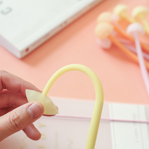 Title 3, New Luminous Mushroom Silicone Gel Pen, perfect...