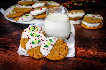 Festive Ginger Molasses Cookies