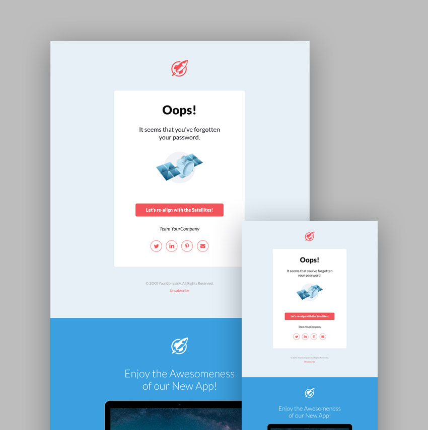 Notify3 Mailchimp template