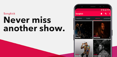 Songkick Concerts Screenshot