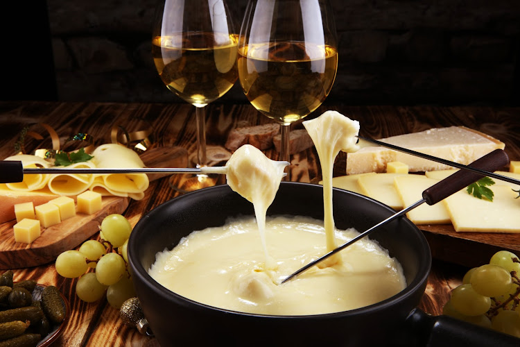 Enjoy the perfect trio of fondue, wine and jazz.