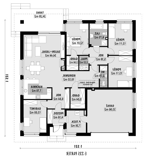 E-235 - Rzut parteru