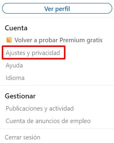 Cómo darse de Baja en LinkedIn 2