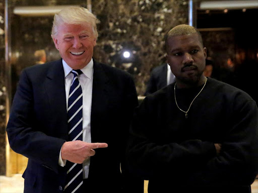 U.S. President-elect Donald Trump and musician Kanye West at Trump Tower in New York City on Dec 13, 2016. /REUTERS