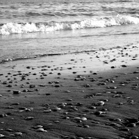 Sabbia marea e tramonto di 
