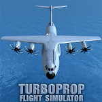 Cover Image of Télécharger Simulateur de vol turbopropulseur 3D  APK