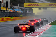 Lando Norris on track during the F1 Grand Prix of Turkey at Intercity Istanbul Park on November 15, 2020 in Istanbul, Turkey.