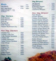 Supriya Andhra Restaurant menu 4