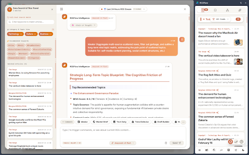 RSSFlow - AI-Powered RSS Information Stream screenshot 3