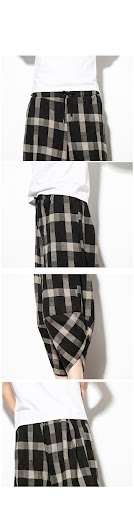 Title 1, Loose Chinese Style Mens Cotton Linen Pants of...