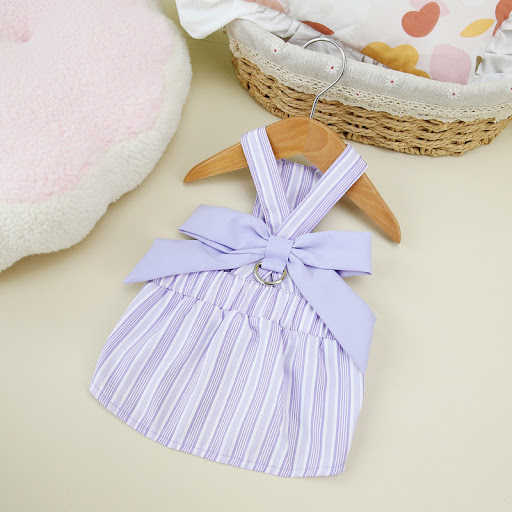 Title 5, Pet Clothes Dog Chest And Back Traction Skirt C...