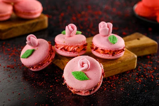 Rose Macaron (Quantity - 5)