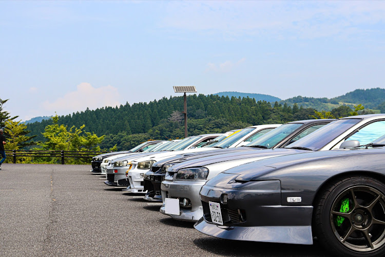 180SXの180SX中期・34スカイライン復活祭・お盆休み最終日・夢大橋の夢バーガー・ドア開かない事件に関するカスタム事例の投稿画像2枚目