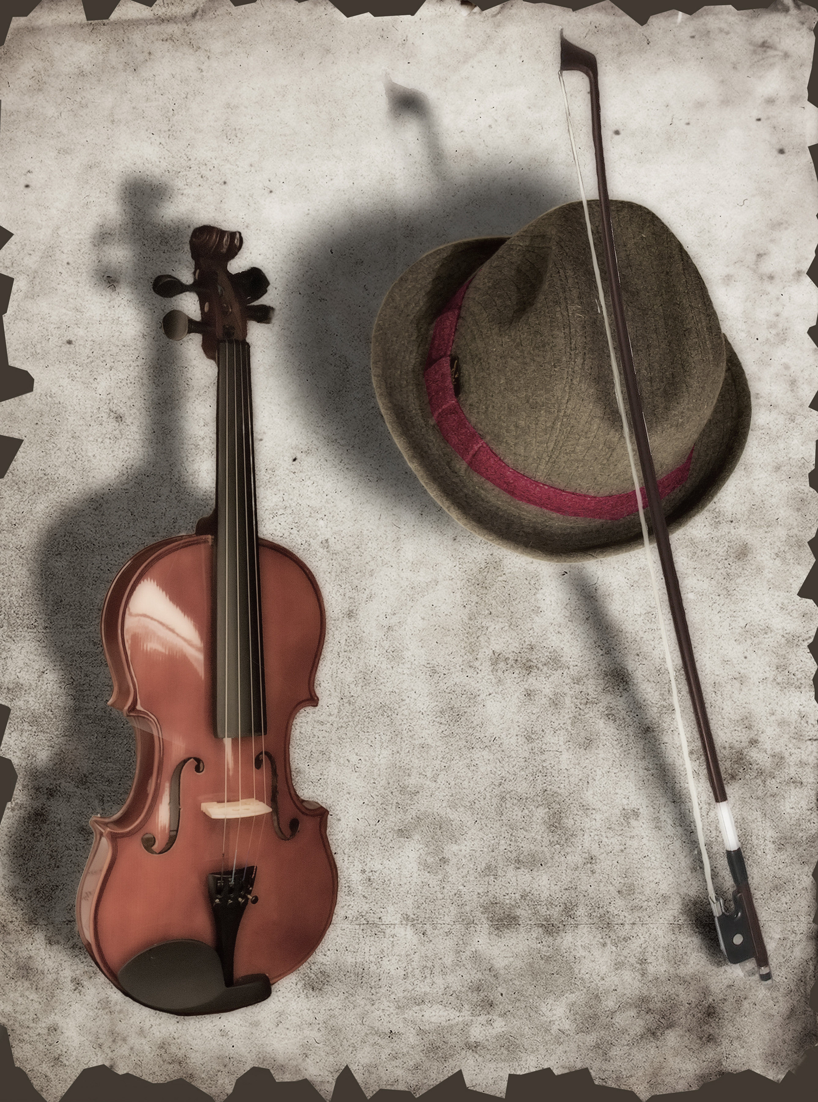 cappello con violino - Antonello Cappai di angart71