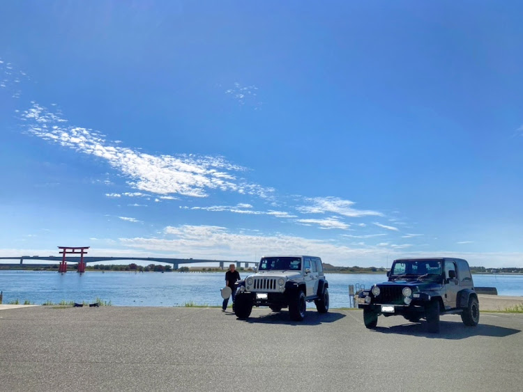 ラングラーアンリミテッドの浜名湖・弁天島海浜公園・浜名大橋と赤鳥居⛩️・浜名湖カリフォルニアに関するカスタム事例の投稿画像3枚目