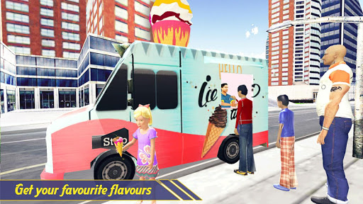 City Ice Cream Man Free Delivery Simulator Game 3D screenshots 7