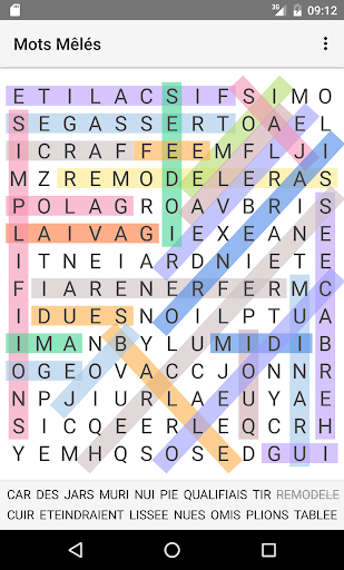 Mots mêlés captures d'écran apk mod pirater preuve 2