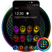 Color Fluorescent Black theme  Icon