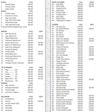 Santosh Family Dhaba menu 2