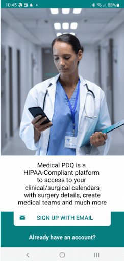Screenshot Medical PDQ