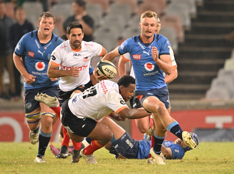 Quewin Nortje of the Bulls during the Carling Currie Cup match against The Cheetahs at Toyota Stadium on June 11 in Bloemfontein.