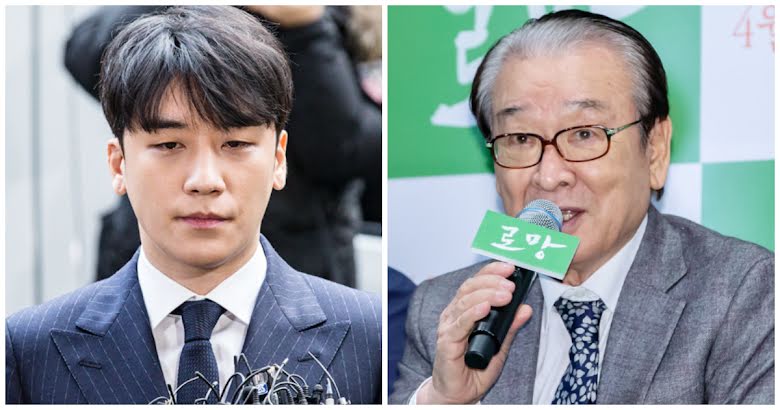 Veteran Actor Lee Soon Jae Criticizes Seungri, Claims He Suffers From An  Inflated Ego - Koreaboo