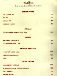 Bismillah Hotel menu 2