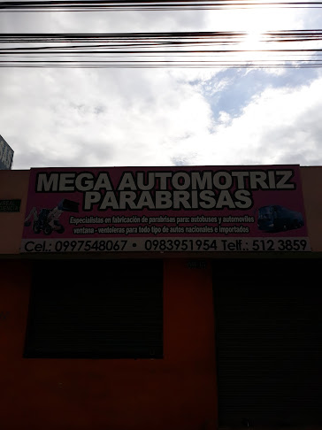 Opiniones de Mega Automotriz Parabrisas en Quito - Tienda de ventanas