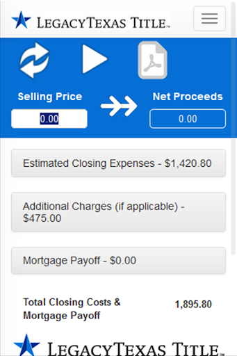 TX Closing Cost Calculators