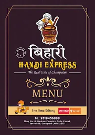 Bihari Handi Express menu 4