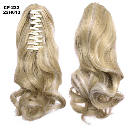 Title 37, Long Wave Ponytail Hairpiece Gray Hair Clip In ...