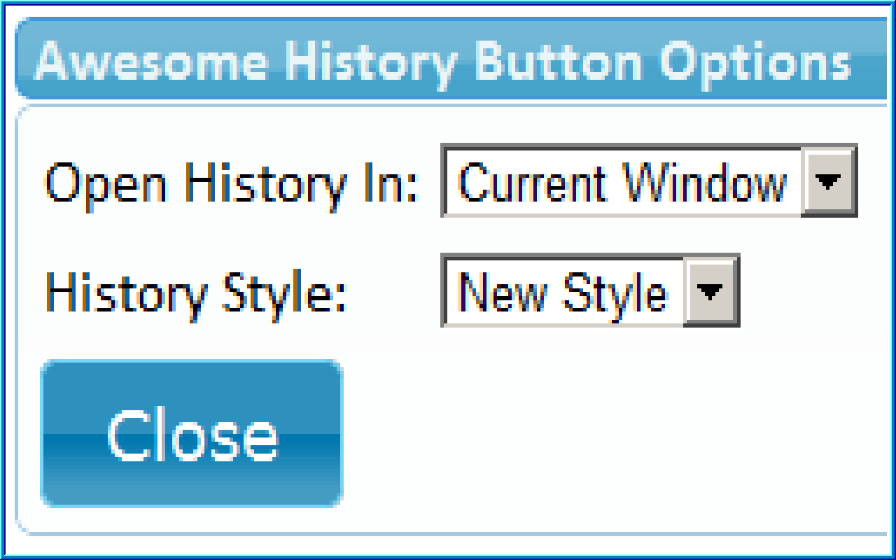 Awesome History Button Preview image 2