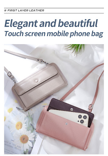 Title 1, New Touch Screen Mobile Phone Bag Female Transp...