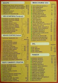 Punjabi Flavours menu 4