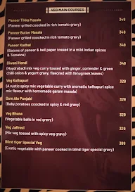 The Blind Tiger menu 2