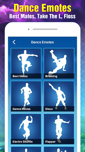 stats tracker for fortnite dances emotes android app screenshot - best fortnite stats tracker